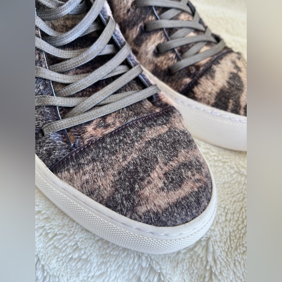 NWOT John Varvatos Reed Genuine Calf Hair Low Top Sneaker Size 12 - Picture 4 of 14